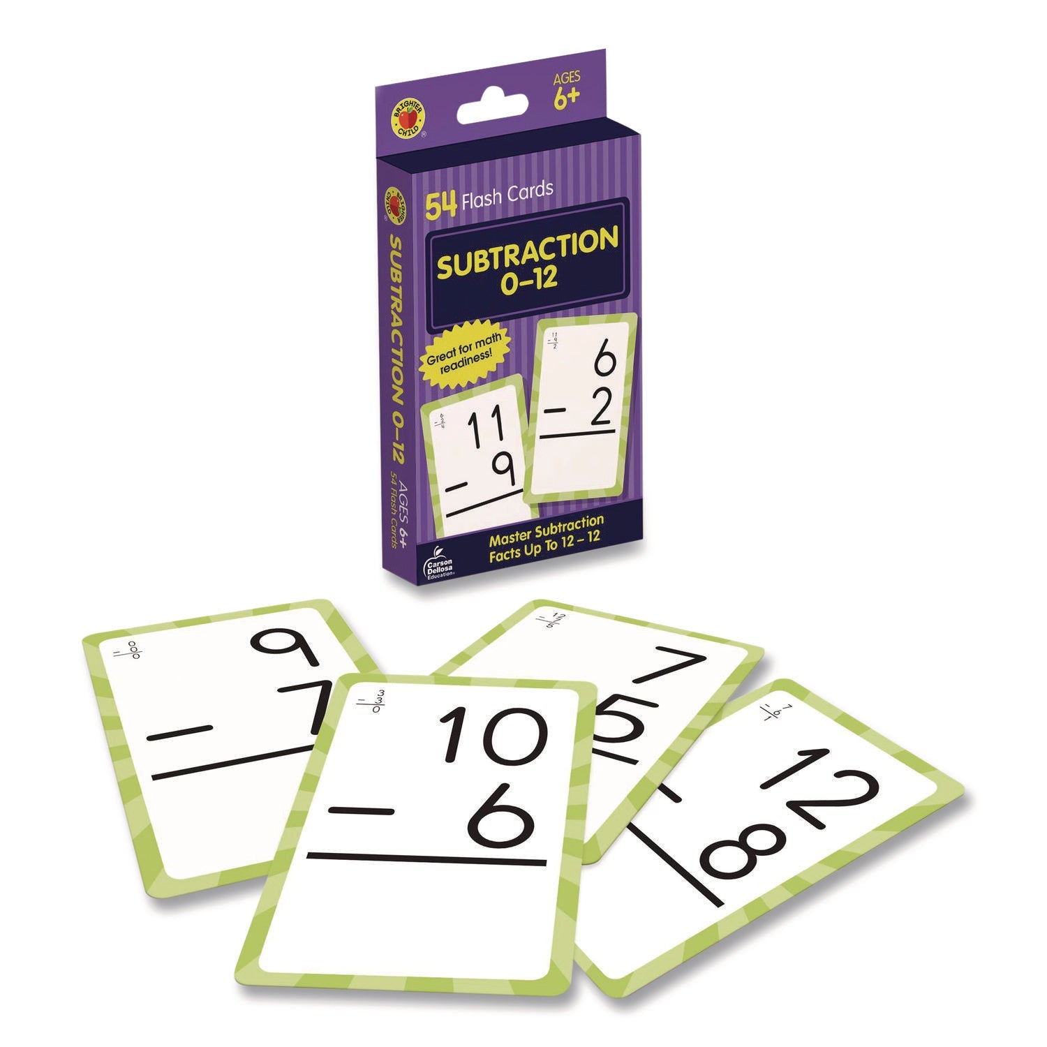 carson-dellosa-education-subtraction-0-to-12-flash-cards-3-25-x-5-25-assorted-colors-54-cards-cdp0769677215_1